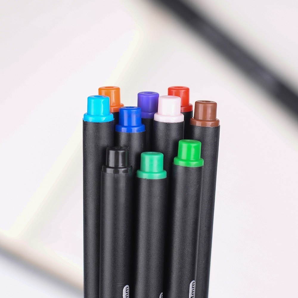 0.4mm Liner Pens Water Based Assorted Ink Pen Set for Painting School Office Art Supplies