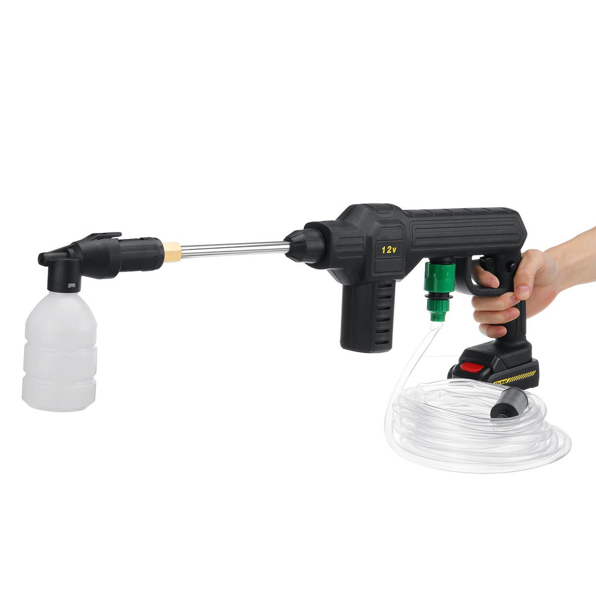 12V High Pressure Cordless Car Washer Washing Spray Guns Water Cleaner With 1/2pcs Battery-Type 1