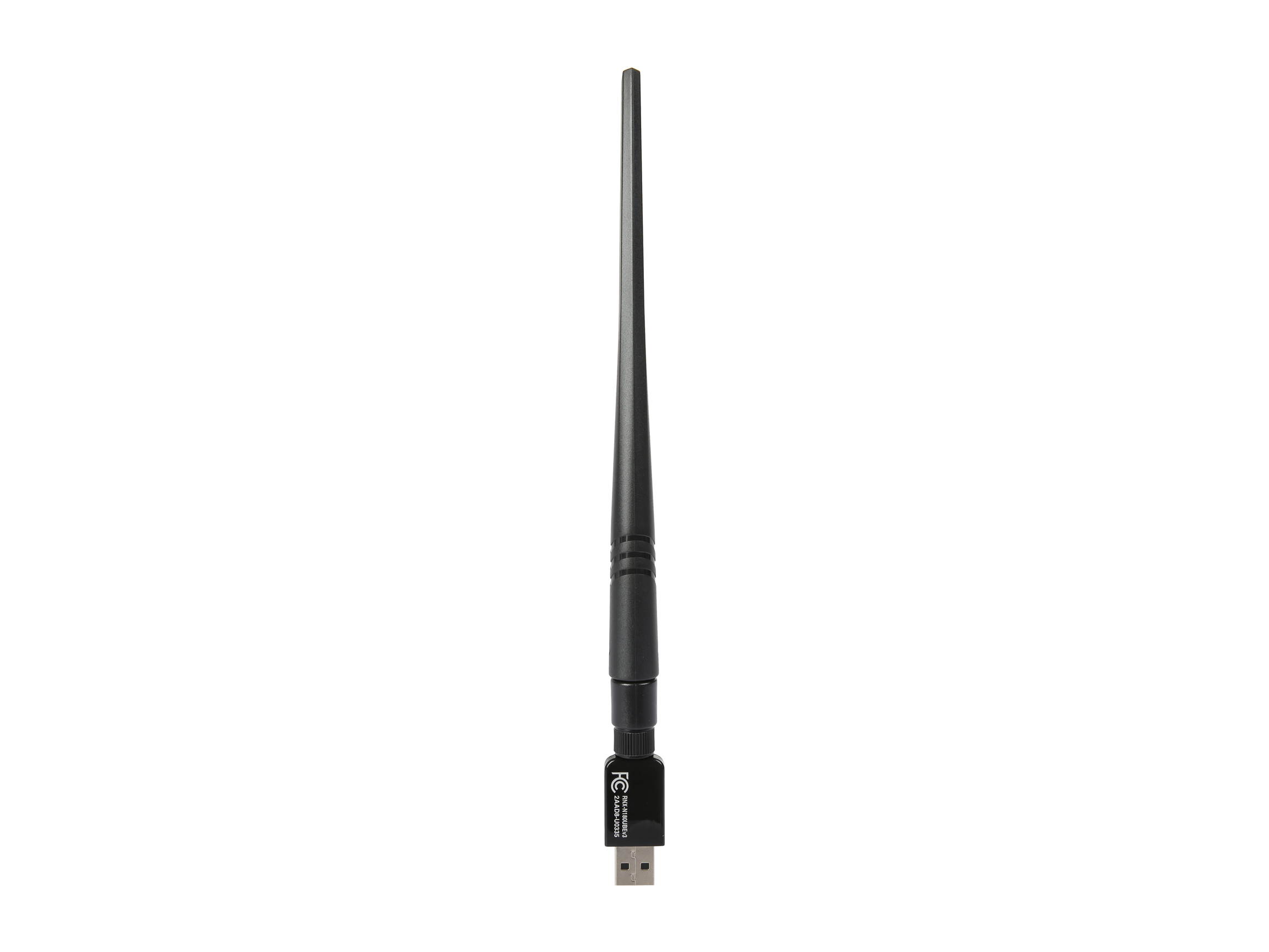 Rosewill RNX-N180UBEv3 - Wireless High Gain N300 Wi-Fi Adapter - IEEE 802.11b/g/n, (2T2R), Up to 300 Mbps Data Rates, USB 2.0 Cradle, 5 dBi High Power Antenna