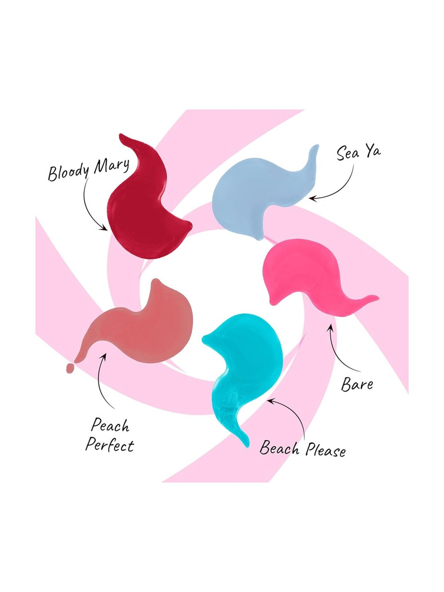 Color Fx Nail Fix Cure-In Mask, Moisturizer, Nail Enamel Remover & Nail Buffer Combo, Pack of 4