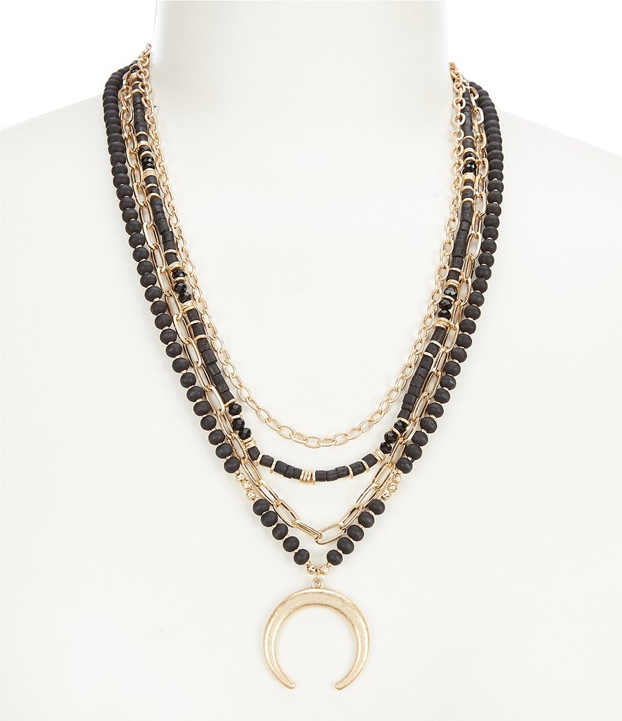 Southern Living Beaded Multi Strand Necklace