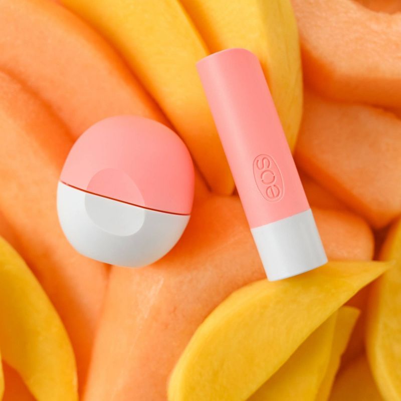 eos flavorlab Lip Balm Sticks - Lavender Latte &  Sweet Grapefruit - 2pk/0.28oz