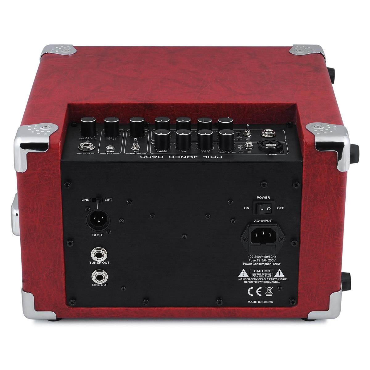 Phil Jones Bass BG-110 Bass Cub II Bass Amplifier, Red #BG-110 R