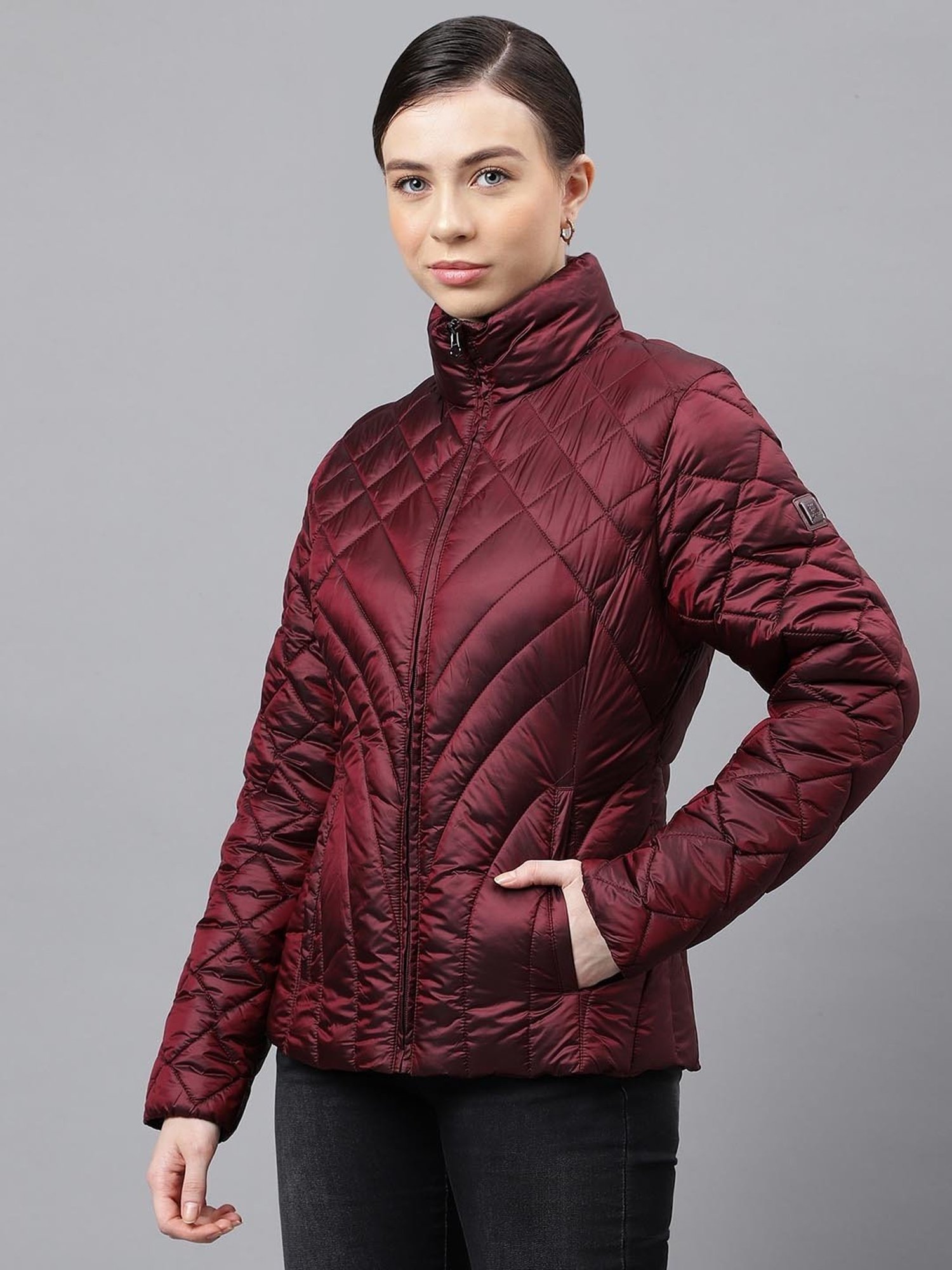 Woods Wine Quilted Jacket