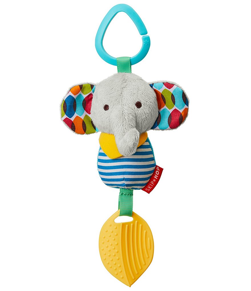 Skip Hop Bandana Buddies Chime & Teethe Toy - Elephant