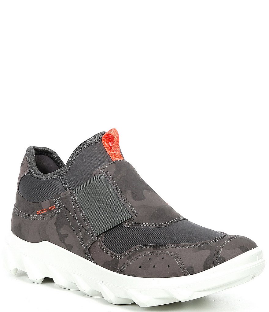 ECCO Motor Cross Camo Print Low Slip-On Sneakers