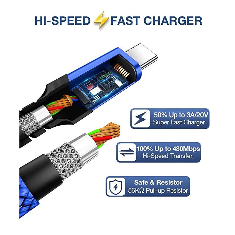 C to C Charger Cable Cord for Samsung Galaxy Note 10 10+ 5GS20 Ultra S20 Plus S10+ Note10 Lite20Note20 A71 A90 A70 A80 A51 A81 A91Moto Motorola G7 Power60W PD Fast Charge Charging Wire 66FT