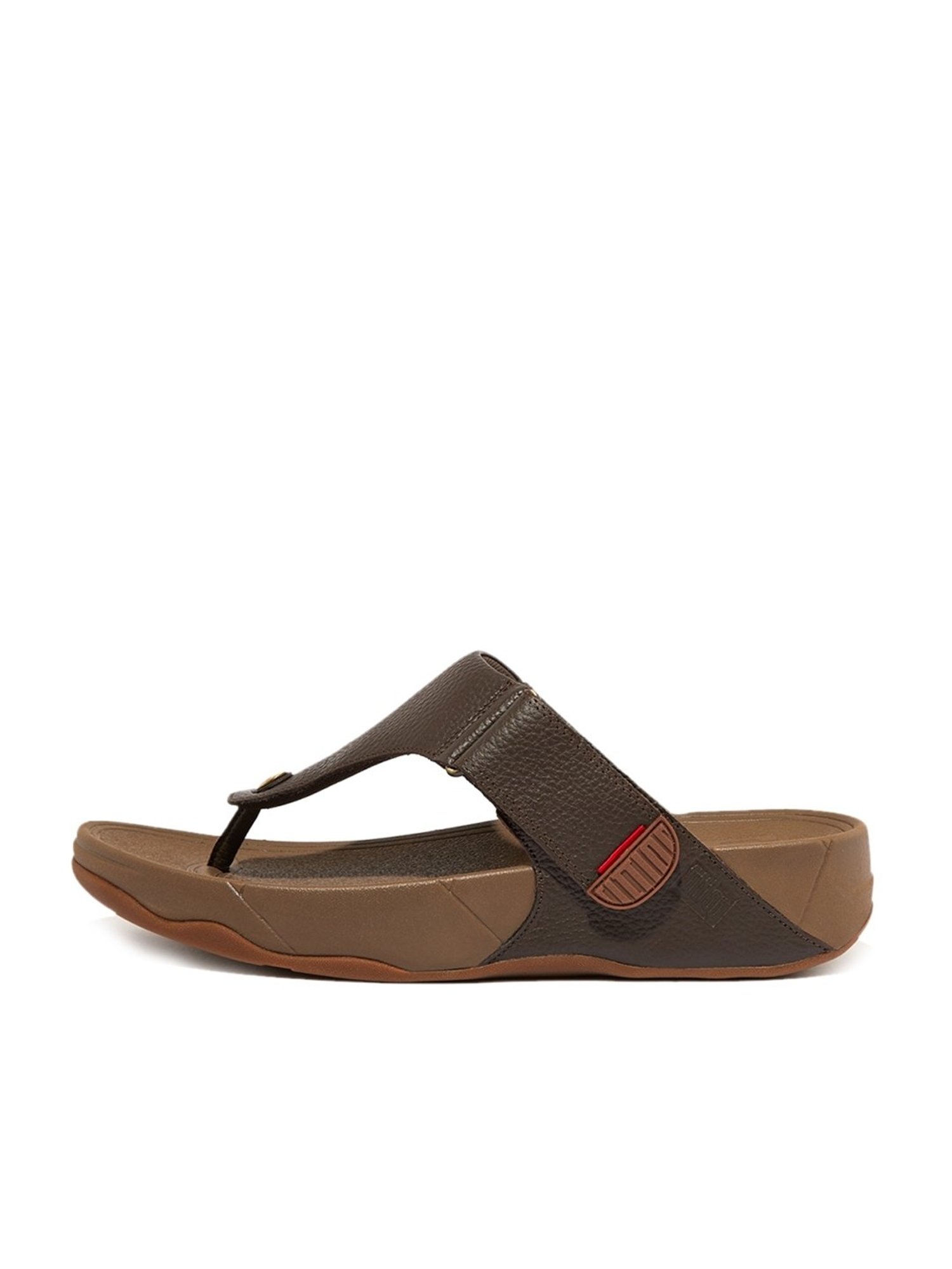 FitFlop Men's Brown Thong Sandals