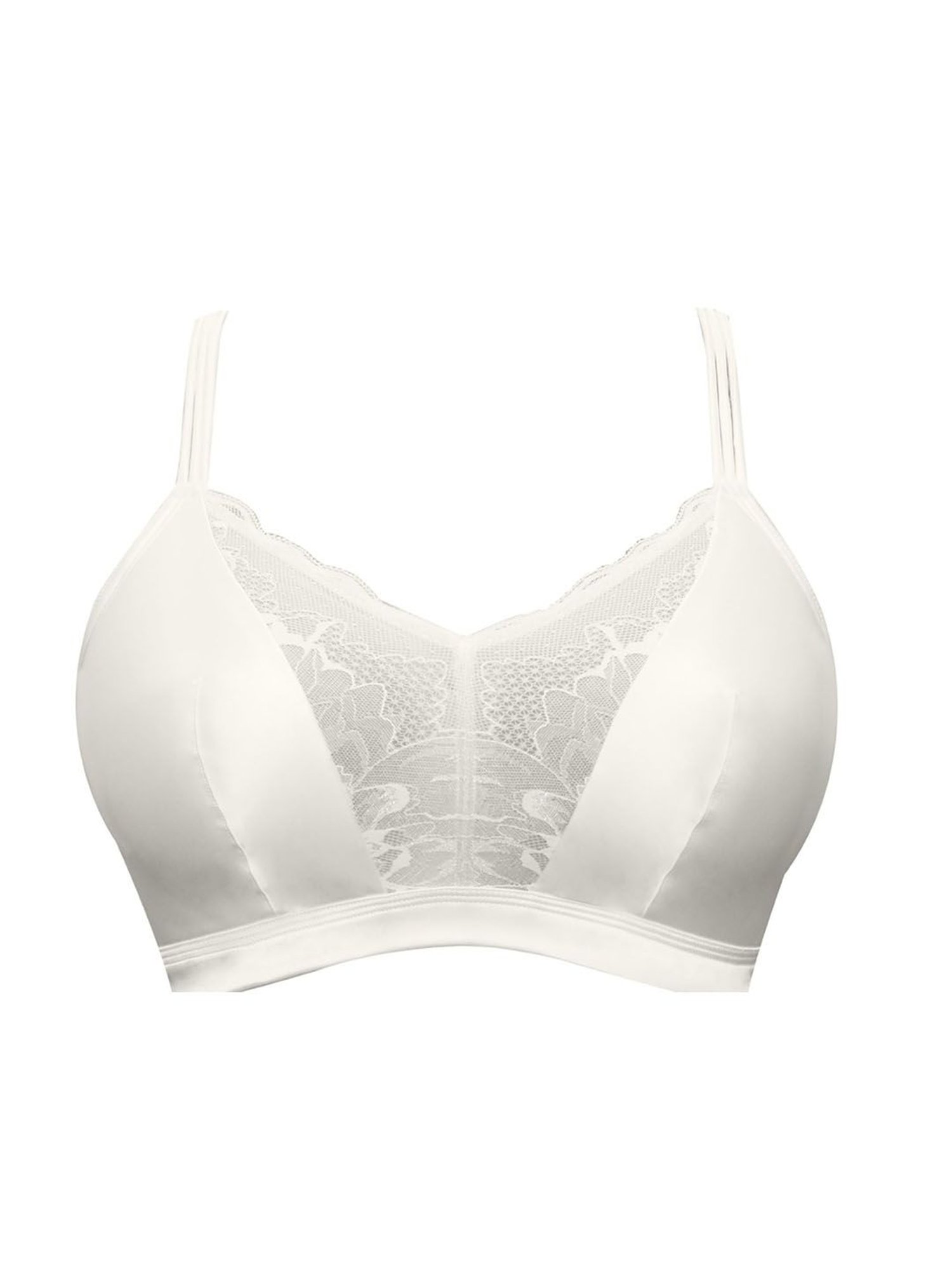 PARFAIT Pearl White Non Wired Padded Bralette