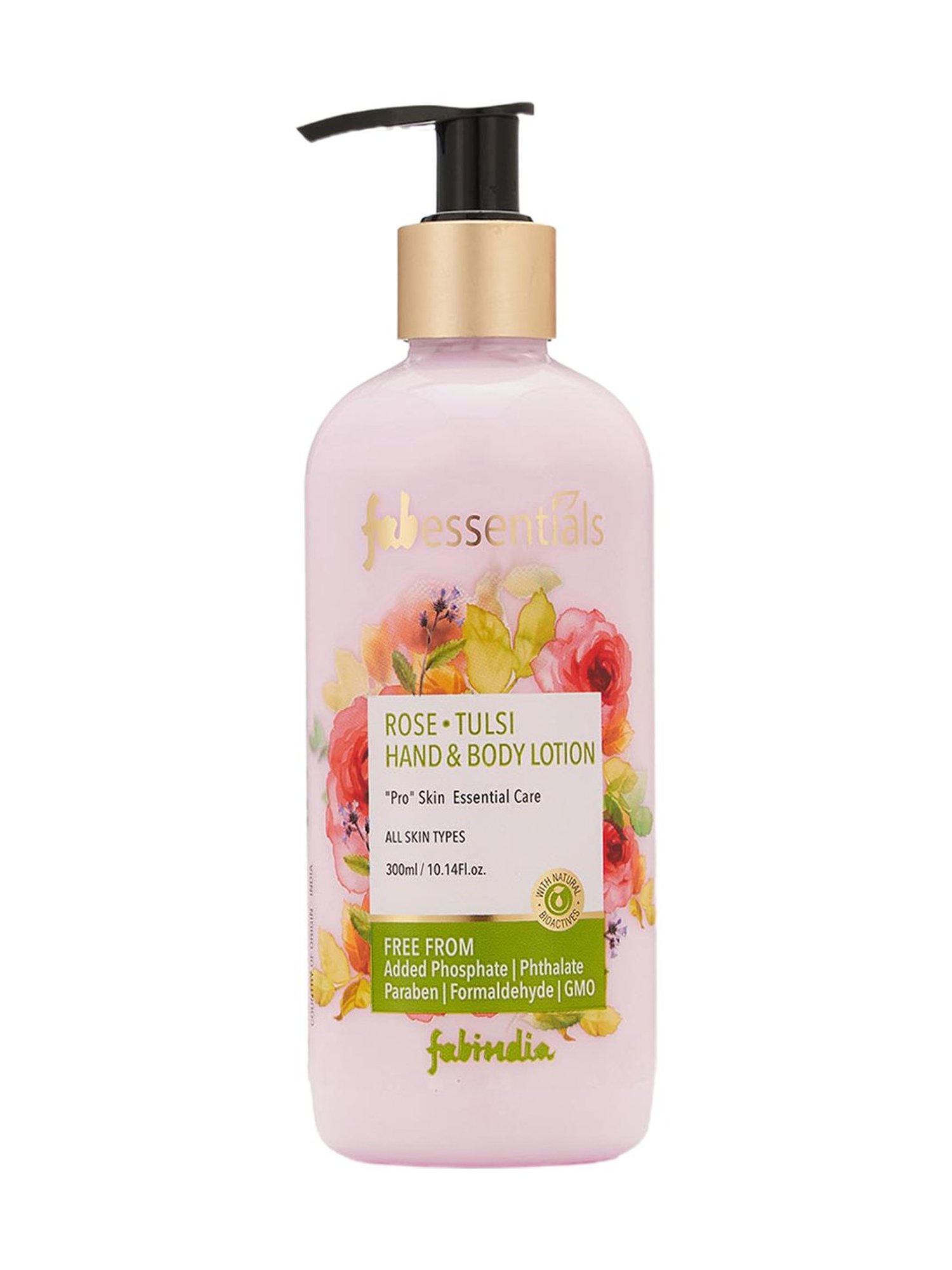 Fabessentials Rose, Tulsi Hand & Body Lotion - 300 ml