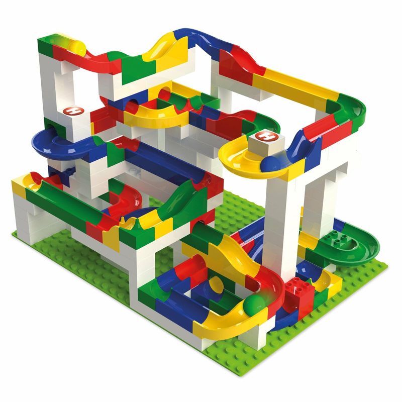 Hubelino Marble Run - 200-Piece Big Building Box