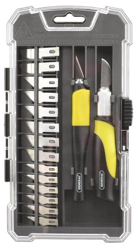 KNIFE HOBBY SET 18 PIECE