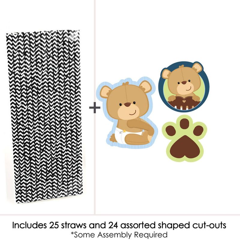 Big Dot of Happiness Noah's Ark - Cupcake Decoration - Baby Shower Cupcake Wrappers and Treat Picks Kit - Set of 24