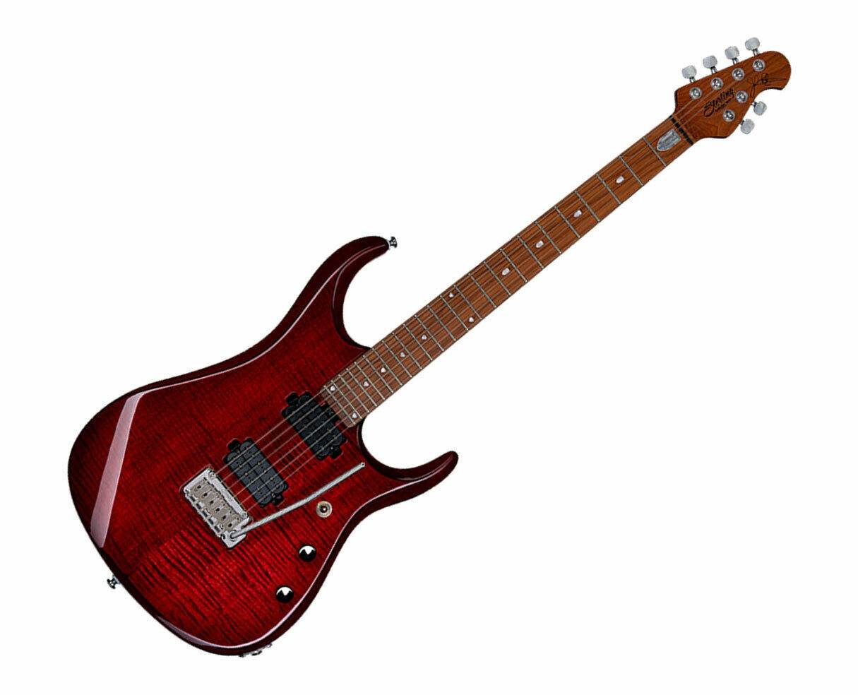 Sterling by Music Man JP15, Flame Maple Top, Royal Red
