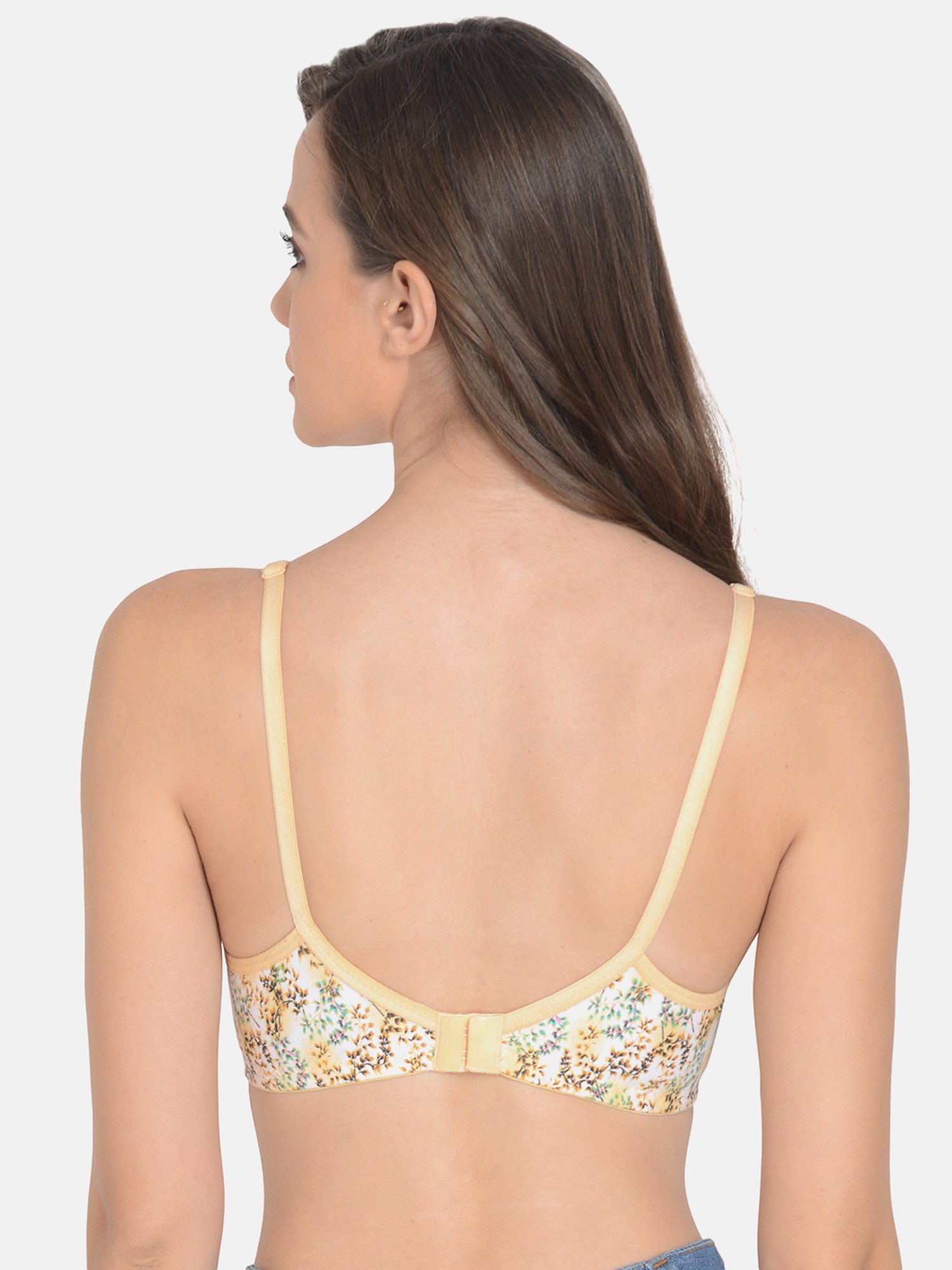 mod & shy Blue & Pink Printed Full Coverage Bra - Pack Of 3