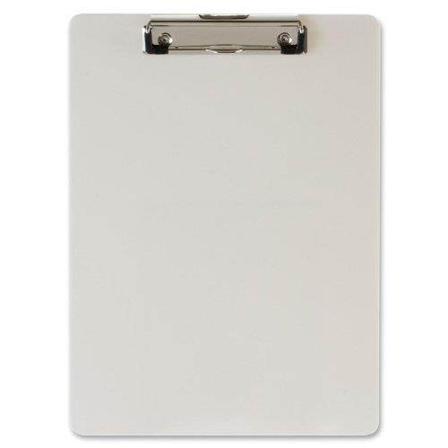 Officemate International Corp. Plastic Clipboard 9"X1/2"X12-1/2" Pearl 83047