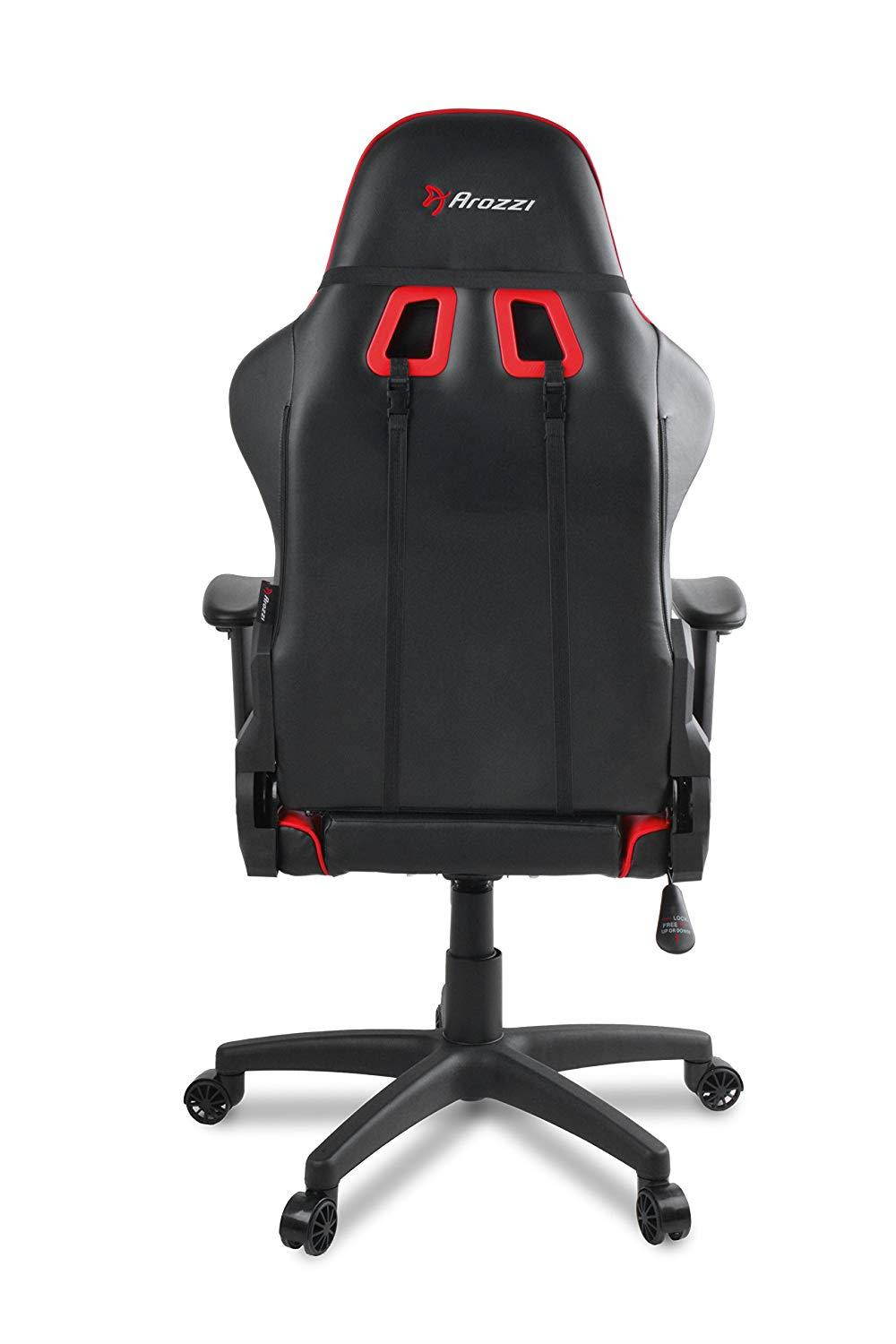 Arozzi VERONA-V2-WT Advanced Racing Style Gaming Chair with High Backrest White