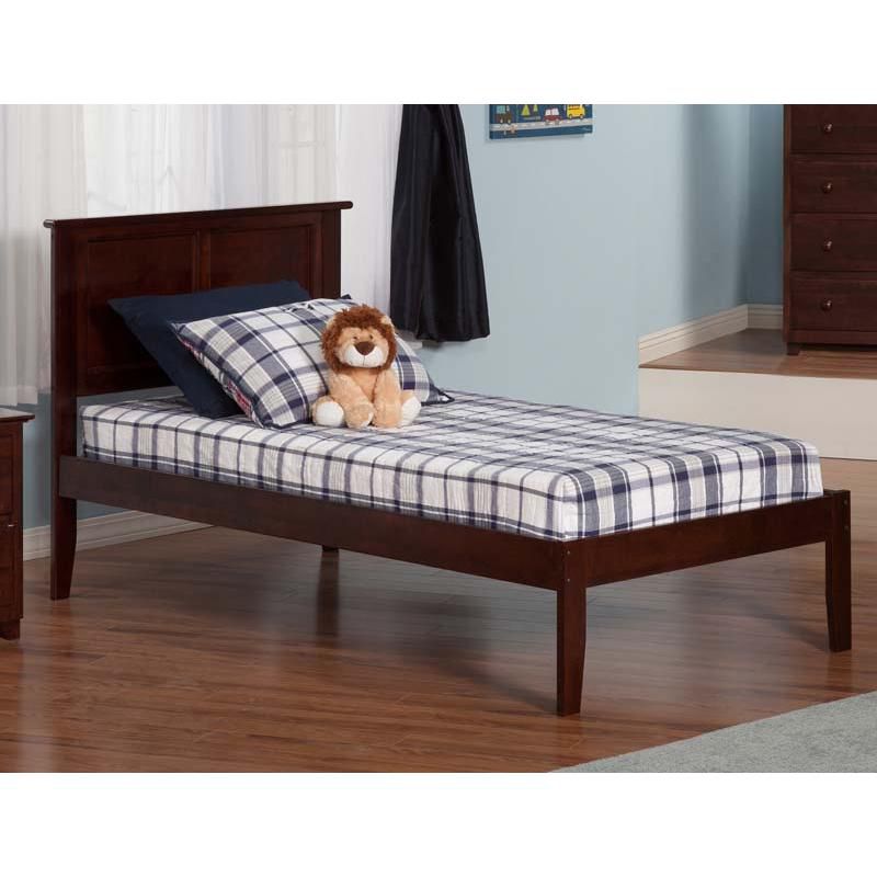 Madison Twin XL Open Foot Antique Walnut - Atlantic Furniture