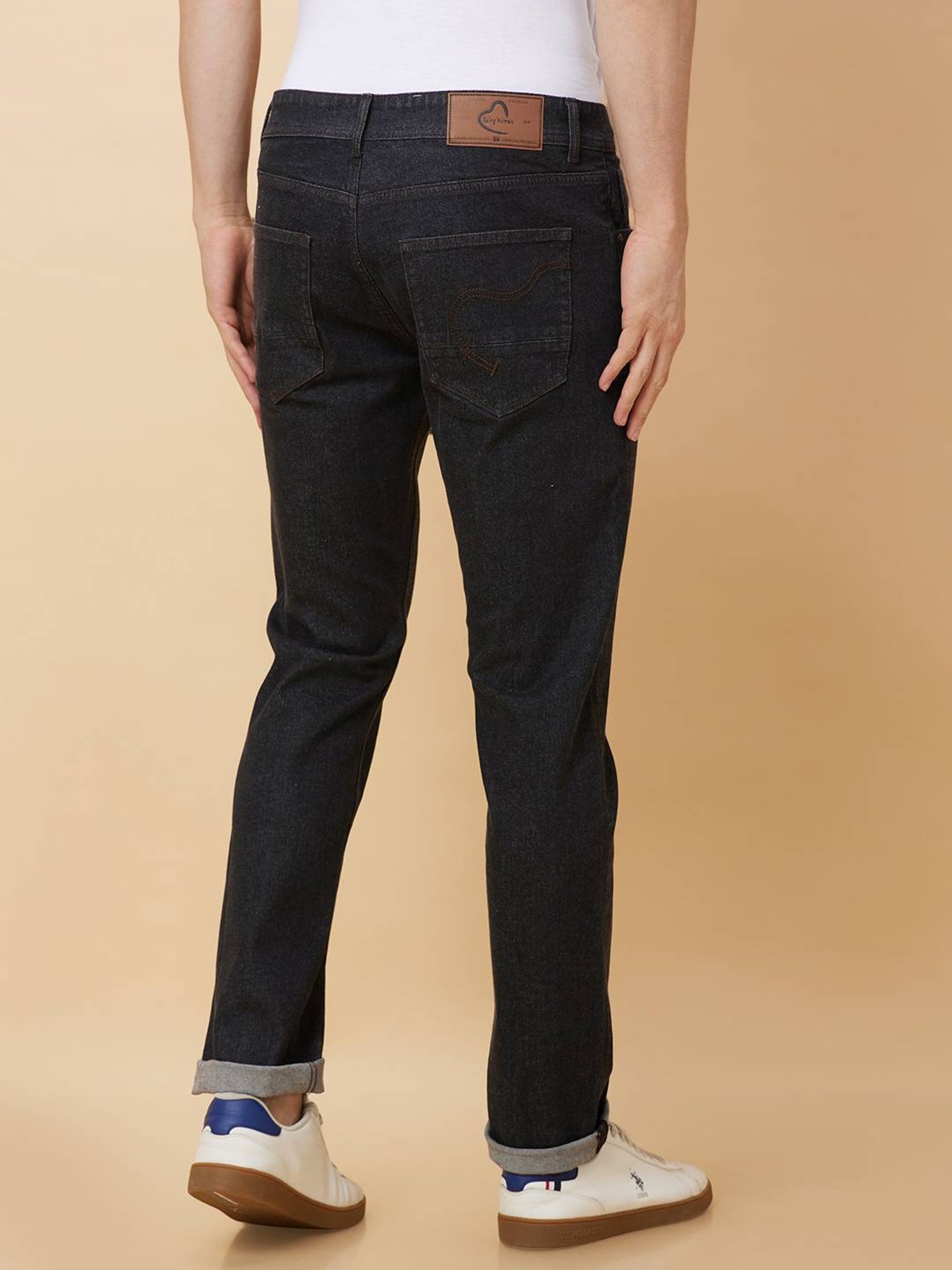 Being Human Black Slim Fit Jeans