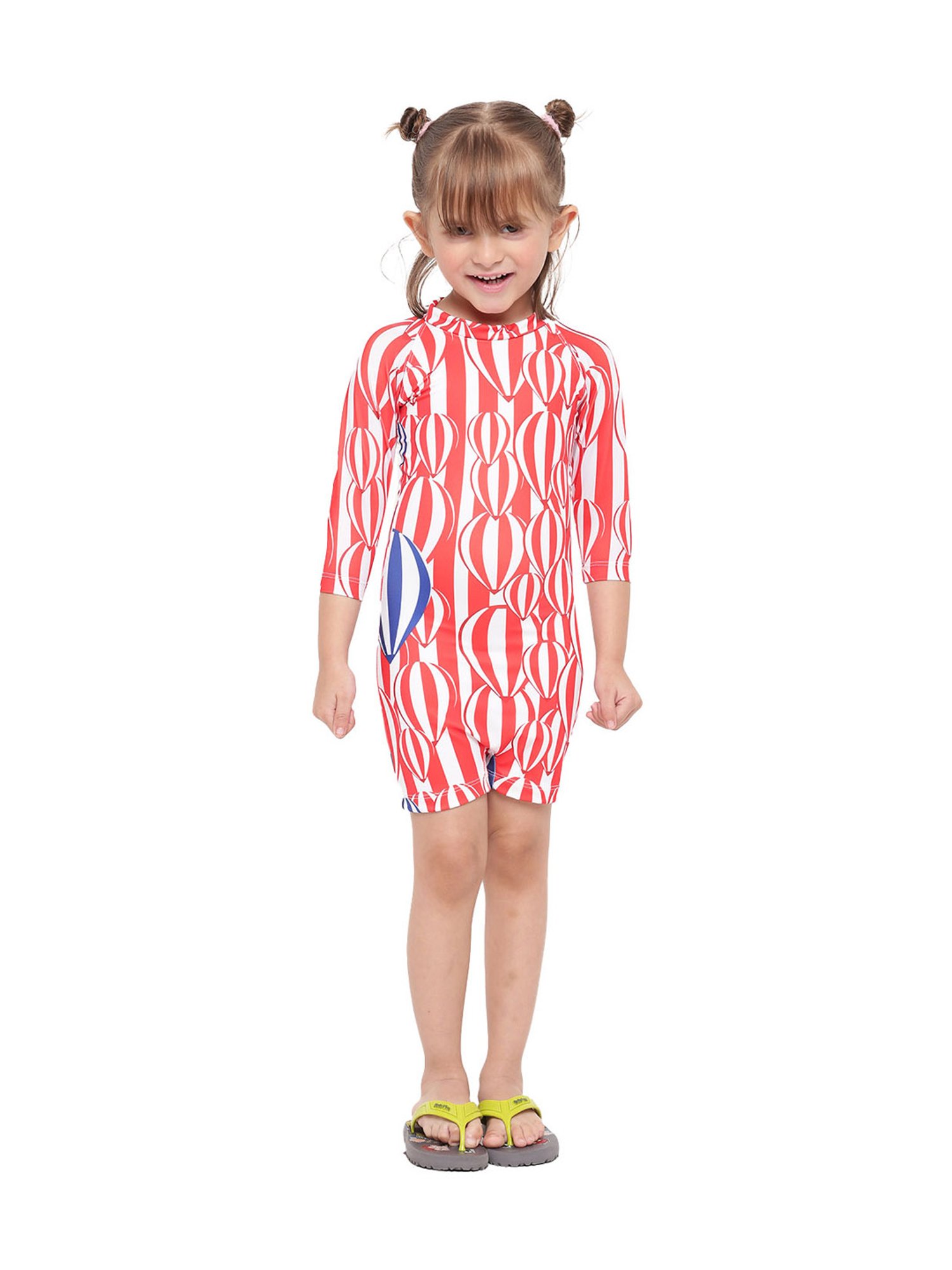IO Kids Red Printed Wetsuit