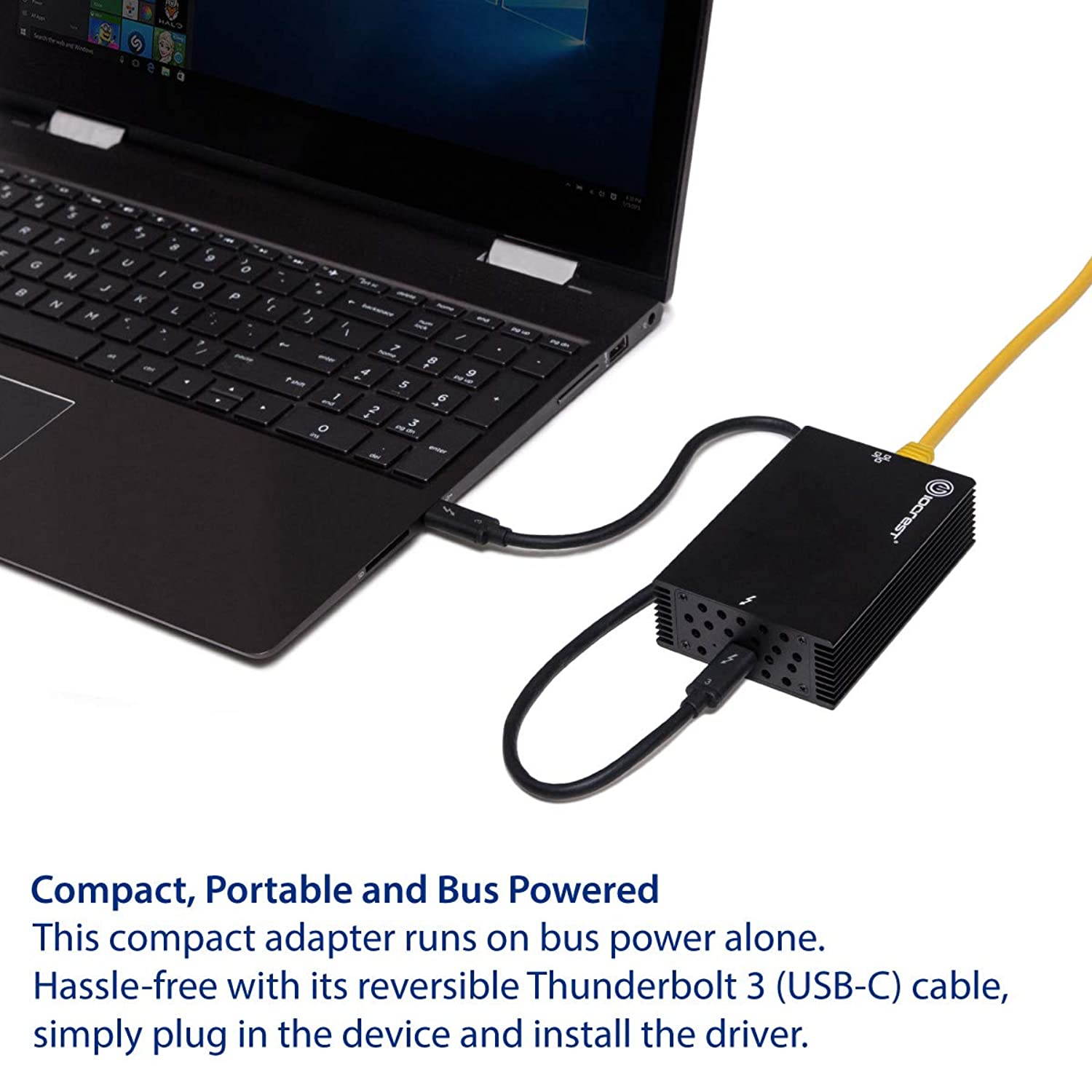 Syba SI-TDB24060 Thunderbolt 3 (Type C) to 10Gbase-T 10GbE Ethernet Adapter Intel Alpine Ridge + Tehuti Network TN4010 Mac