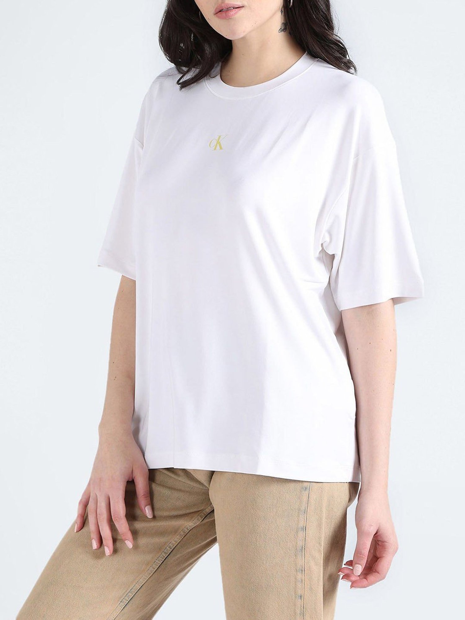 Calvin Klein Bright White Loose Fit T-Shirt