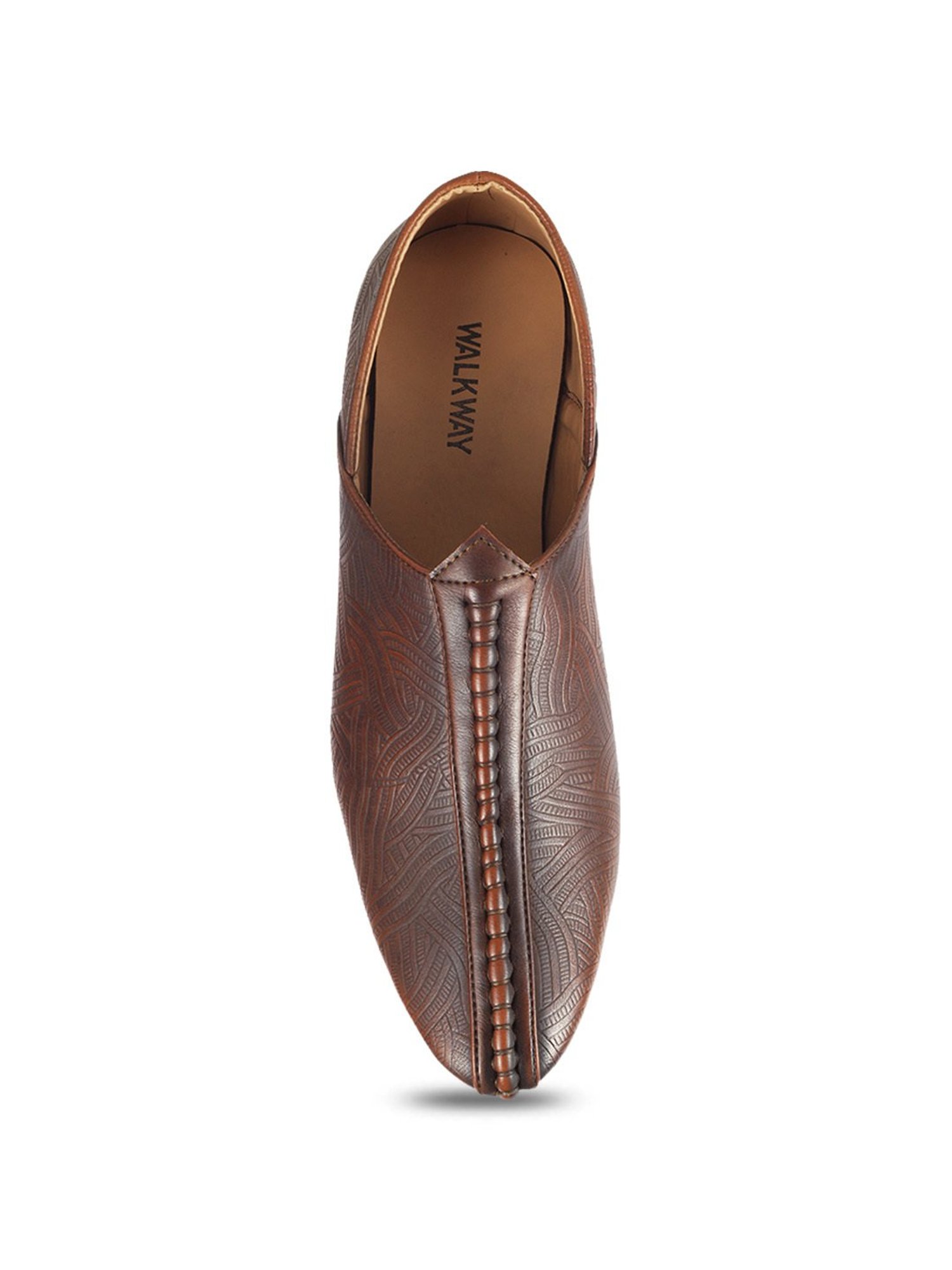 Walkway Men's Brown Ethnic Juttis