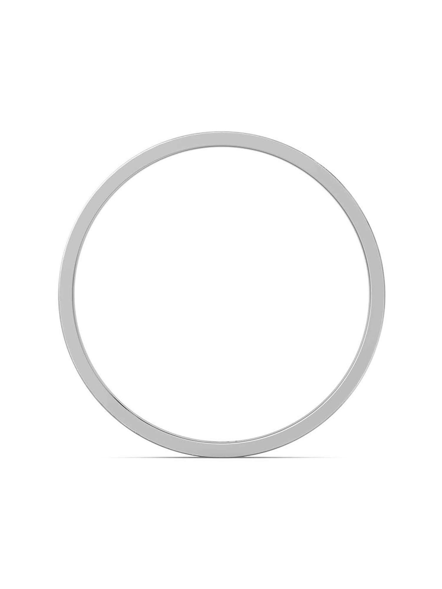 Joyalukkas Polished Extravagant Men's Platinum Ring