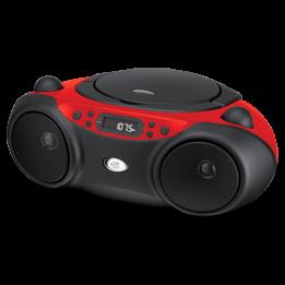Gpx Boombox Cd Am Fm Radio 3.5Mm Input Led Display - Red - BC232R