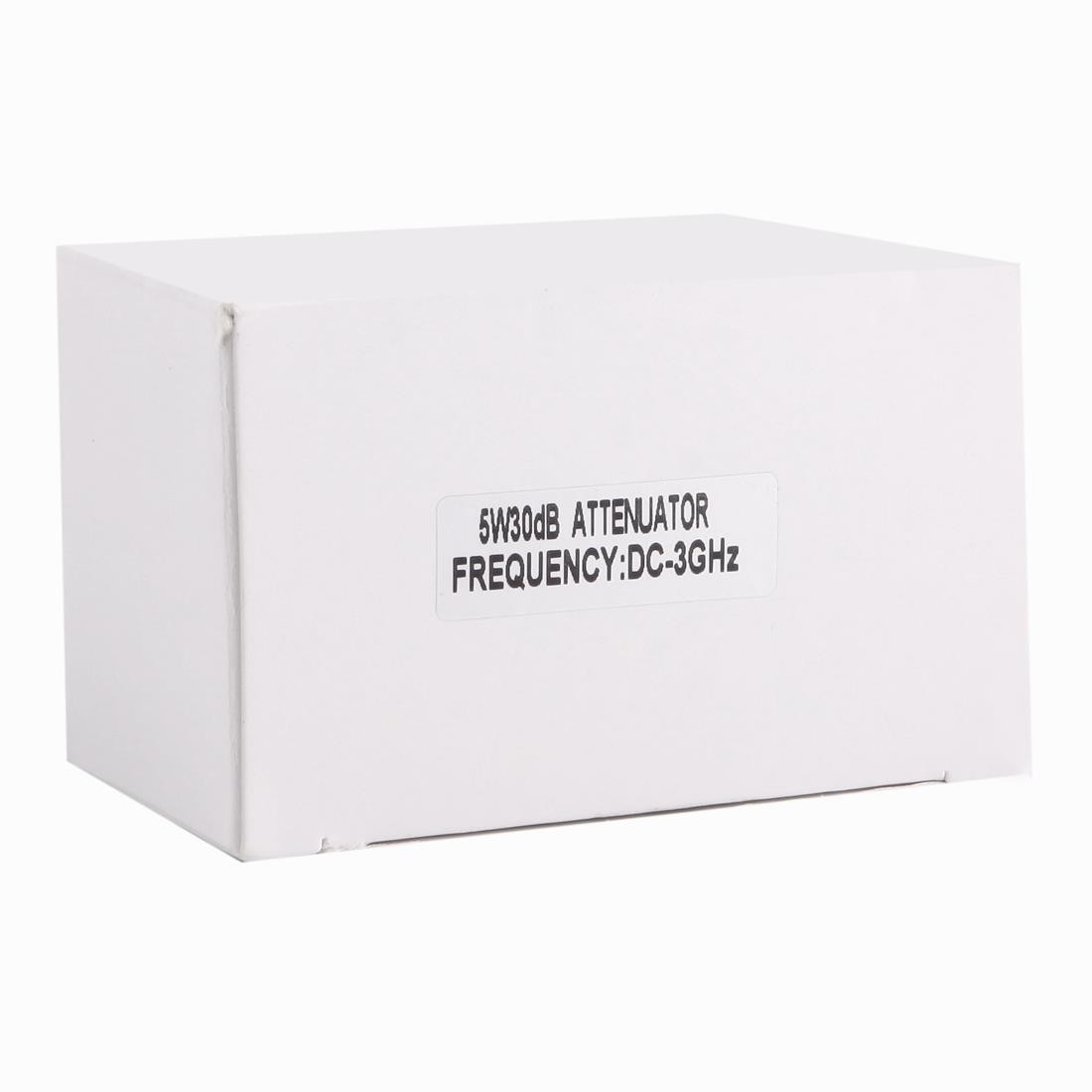 5W 30dBi N Female to N Male DC-13GHz Frequency Gain Attenuator(Silver)