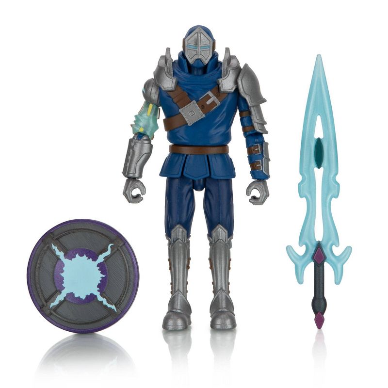 Roblox Imagination Collection - Cythrex, the Darkened Cyborg Knight Figure Pack (Includes Exclusive Virtual Item)