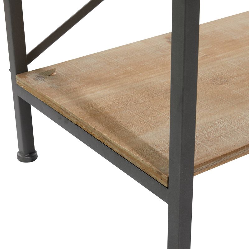 Contemporary Wood Console Table Red - Olivia & May