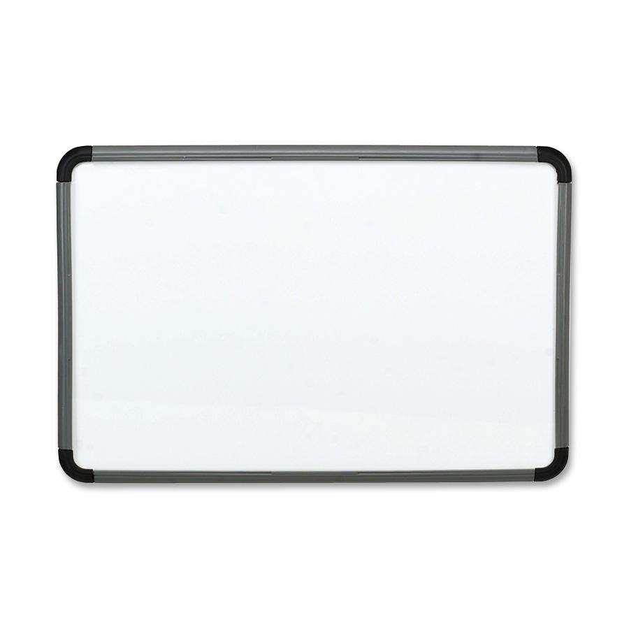 Iceberg Dry-Erase Board w/ Accessory Tray 24"x36" Charcoal Frame 37037
