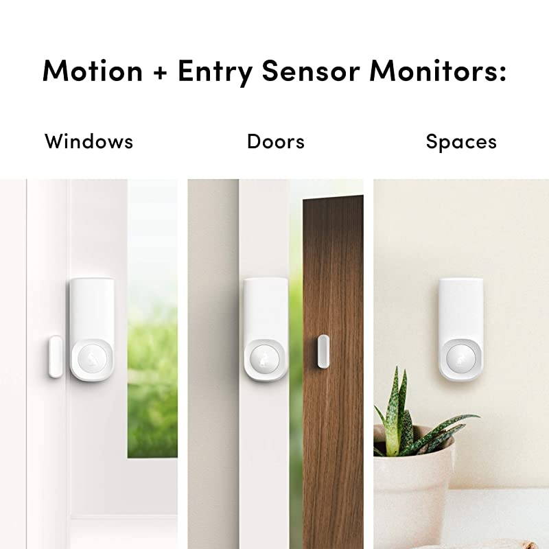 Home Smart WiFi Wireless Security and Surveillance System | Motion + Entry Sensor