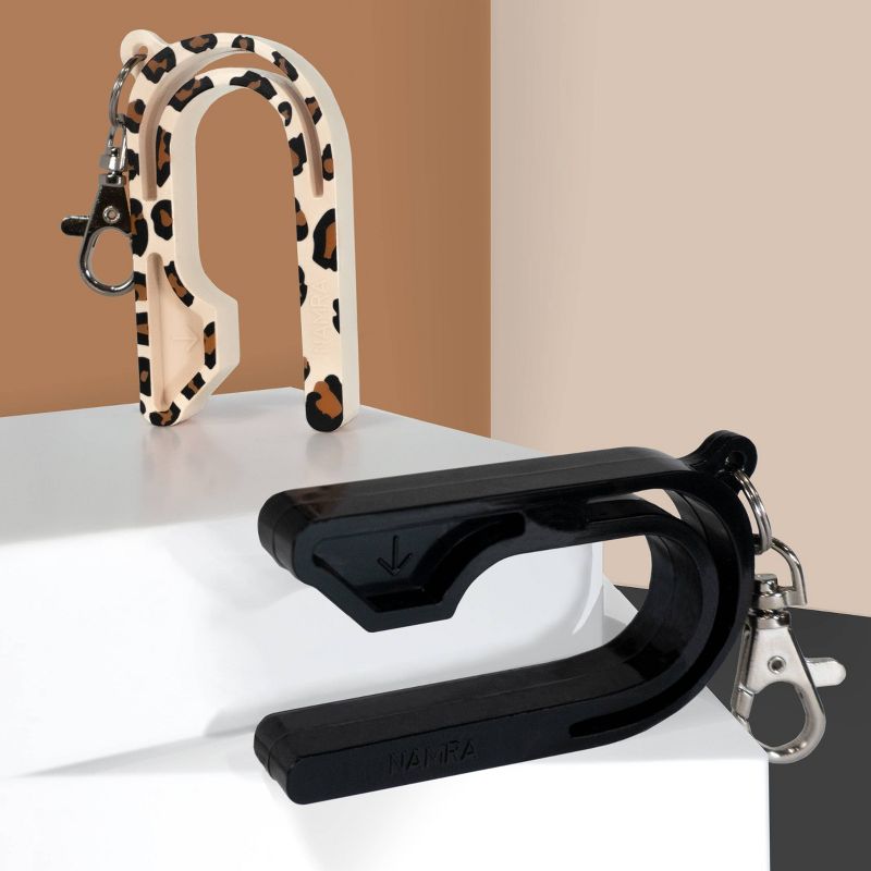 The Car Seat Key Car Seat Accessories - Leopard & Black 2pk