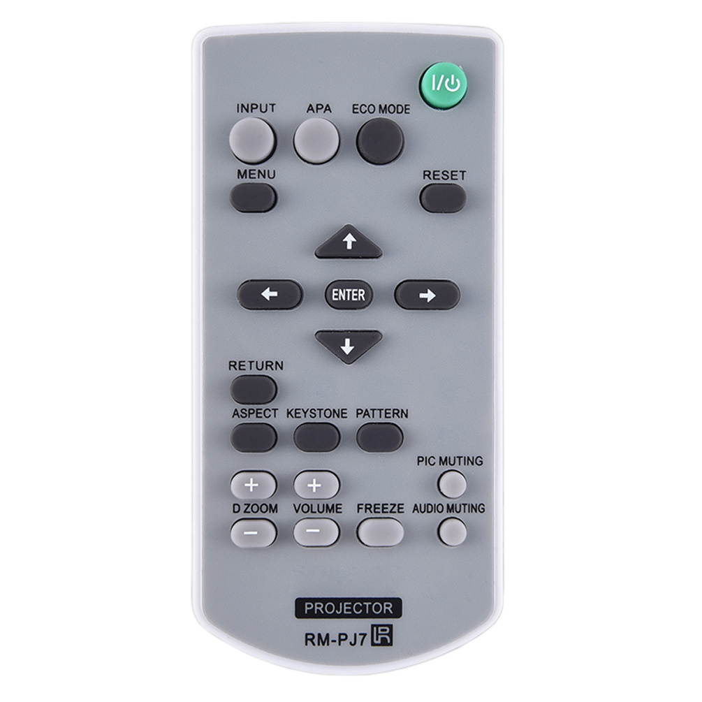 INTECHING RM-PJ6/ RM-PJ8 Projector Remote Control for Sony VPL-CS21, VPL-DX10, VPL-DX11, VPL-DX15, VPL-ES7, VPL-EW7, VPL-EX130, VPL-EX7, VPL-EX70, VPL-MX20, VPL-MX25, VPL-TX7, VPL-TX70, VPL-SW526CM