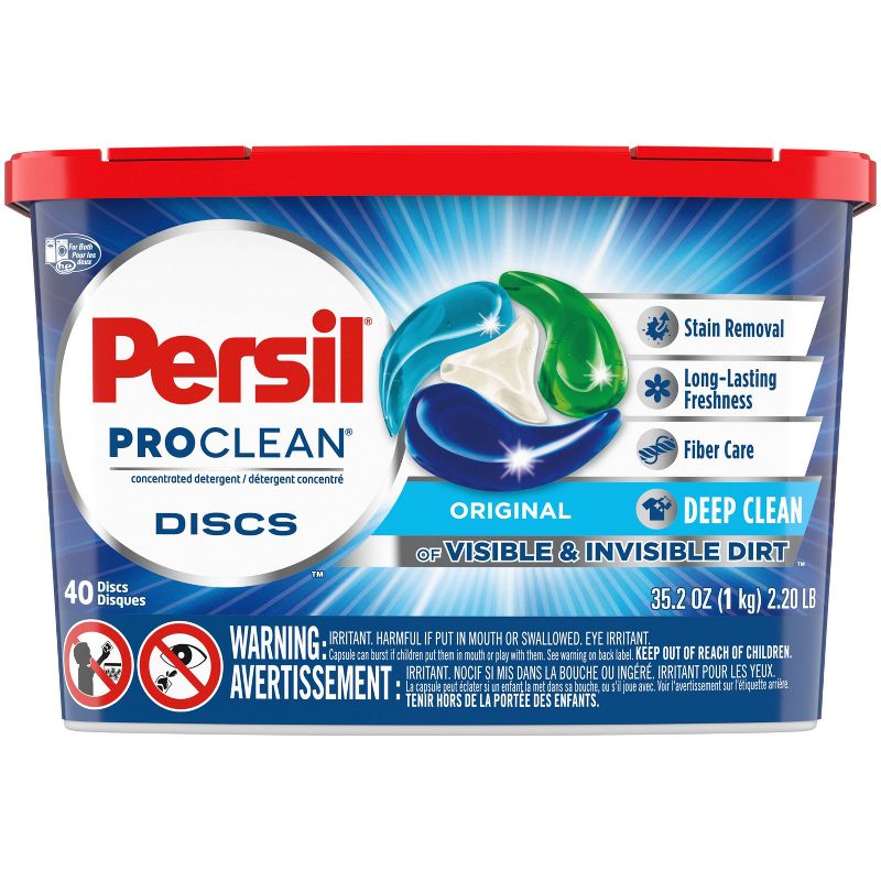 Persil Discs Laundry Detergent Pacs Original - 40ct