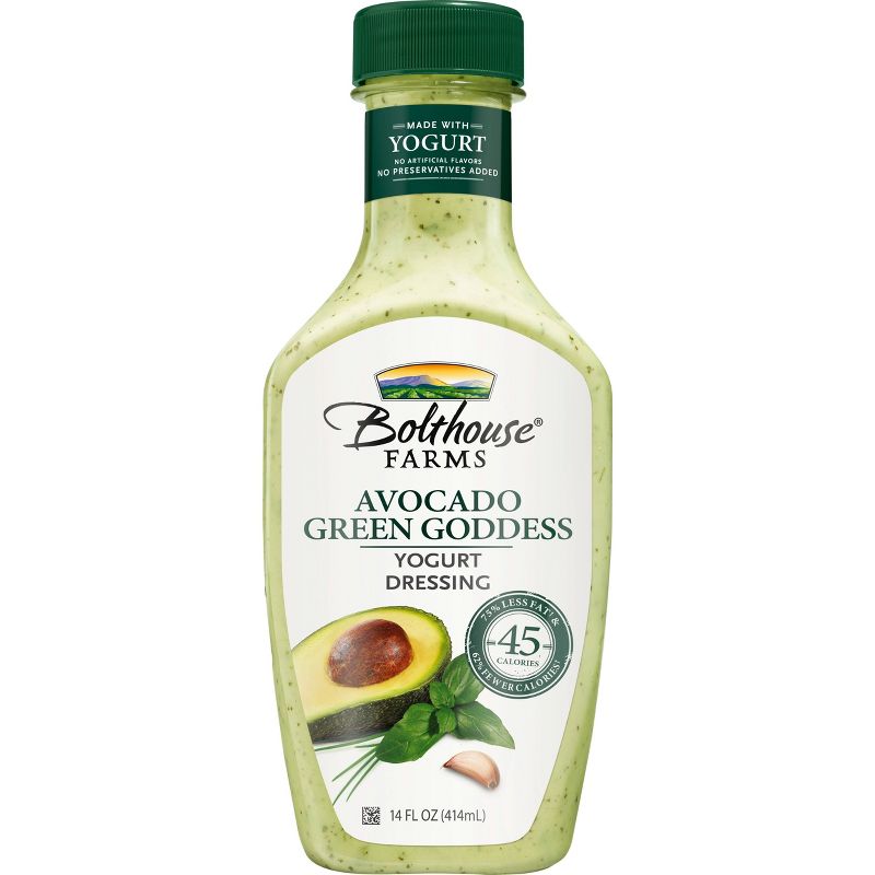 Bolthouse Farms Avocado Green Goddess Yogurt Dressing - 14 fl oz
