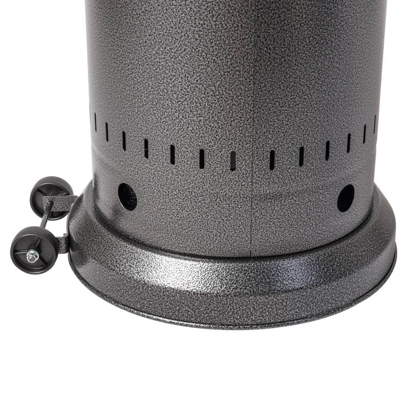 Commercial Patio Heater Hammered Platinum - Fire Sense