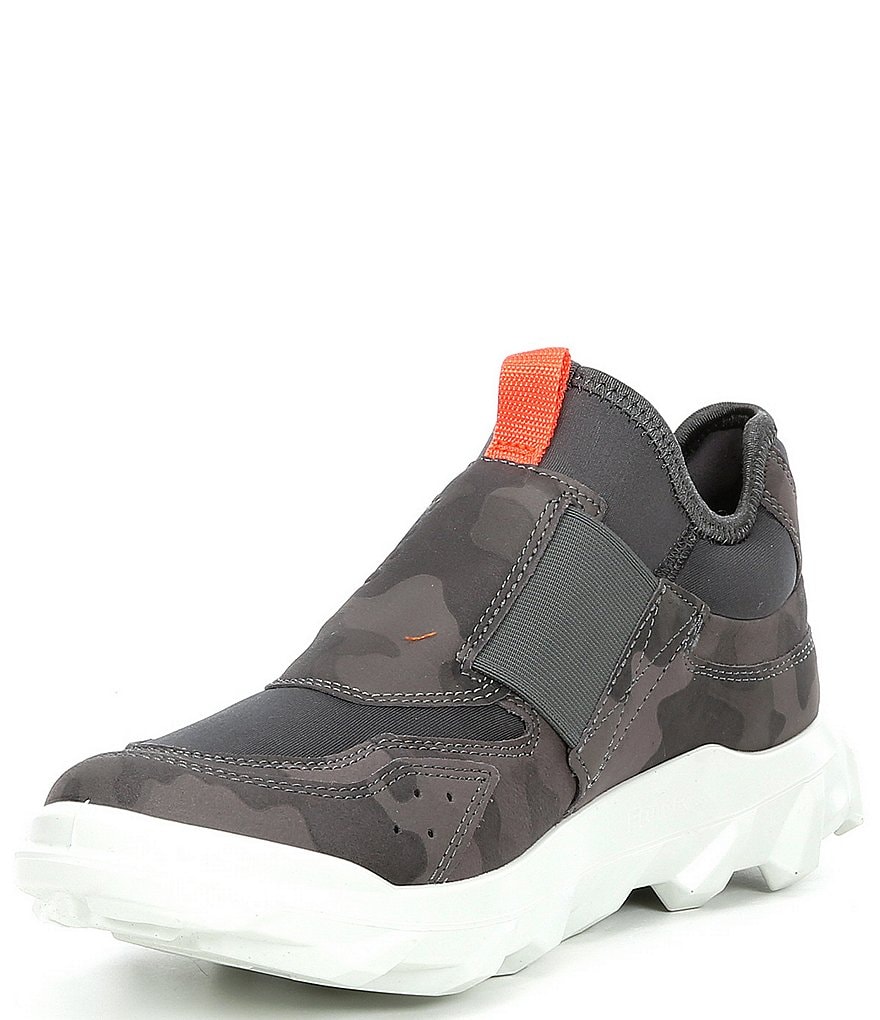 ECCO Motor Cross Camo Print Low Slip-On Sneakers