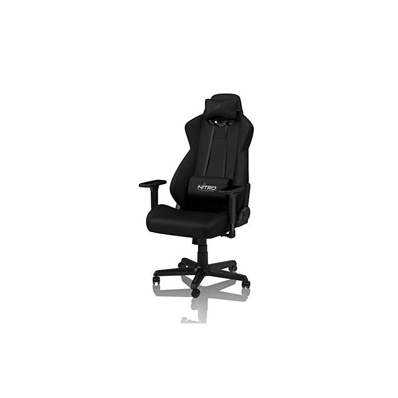 S300 Gaming Chair - Stealth Black - Office Chair - Ergonomic - Cloth Cover - Up to 300 lbs Users - 90&deg; to 135&deg; Reclinable - Adjustable Height & Armrests