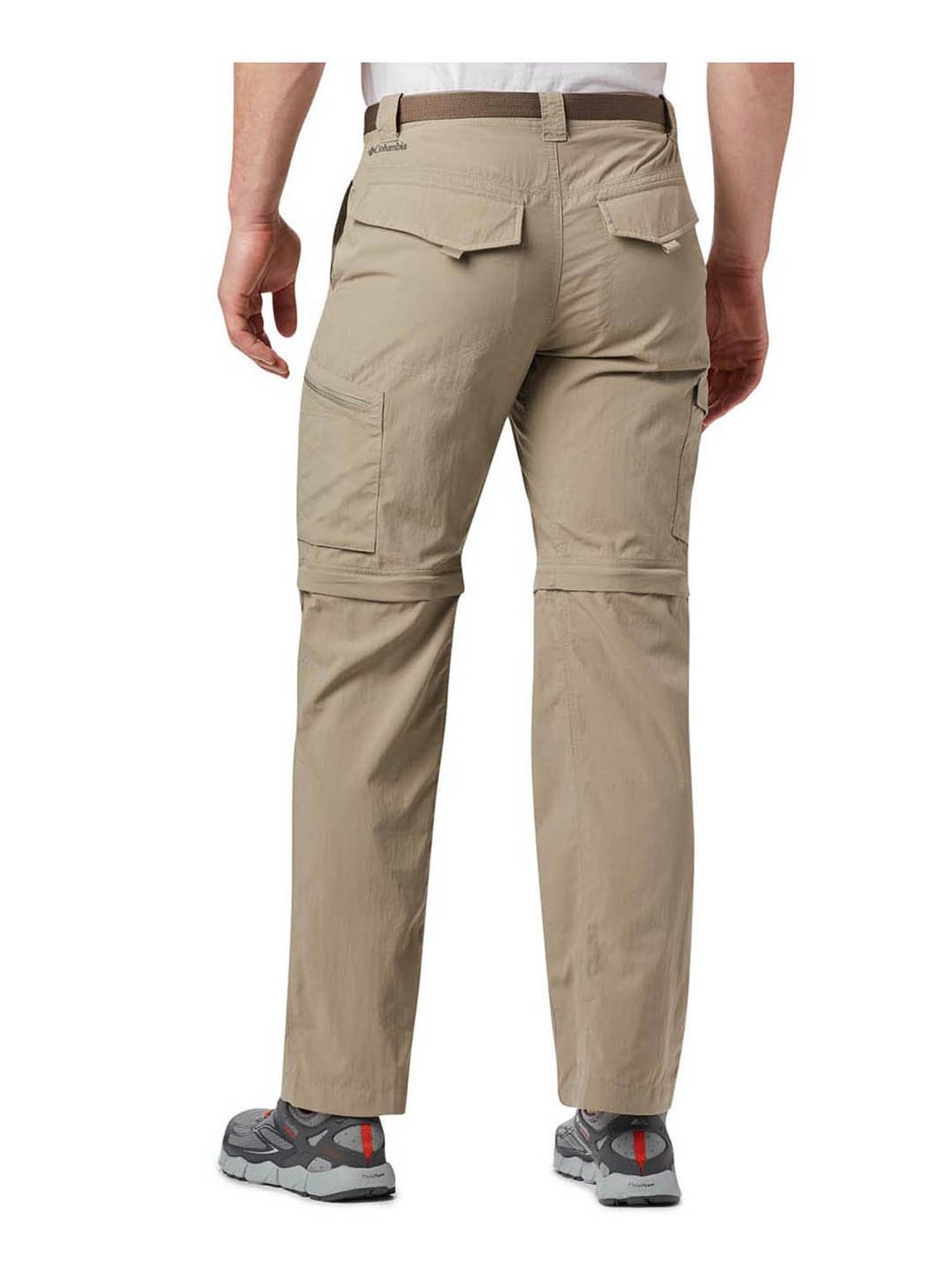 Columbia Men Brown Silver Ridge Convertible Pants