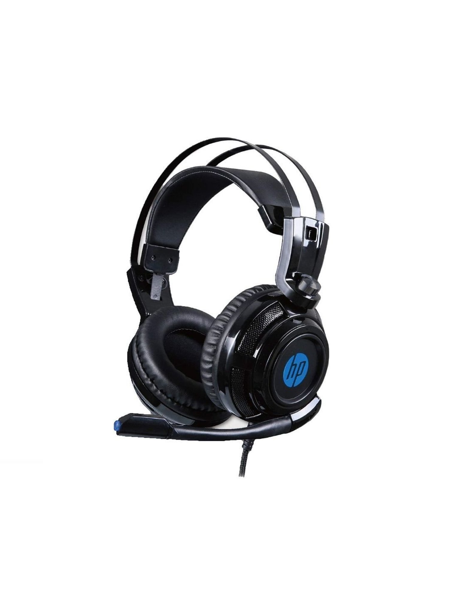 HP H200 Over The Ear Wired Headphones with Mic (Black)