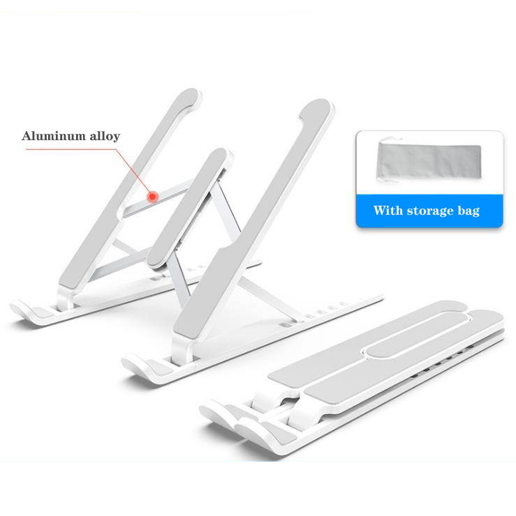 Laptop Stand, Portable Adjustable Tablet Computer Stand,Aluminum Alloy Folding Laptop Stand for 10-15.6" Laptops & Tablet