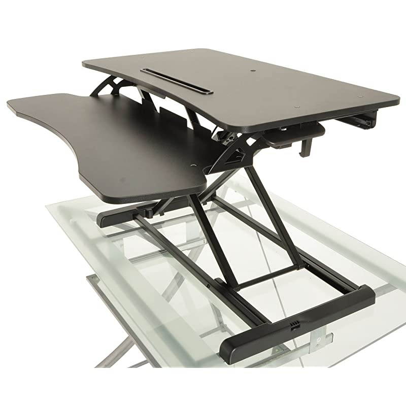 Height Adjustable Standing Desk Monitor Riser Gas Spring Tabletop Sit to Stand Workstation 315