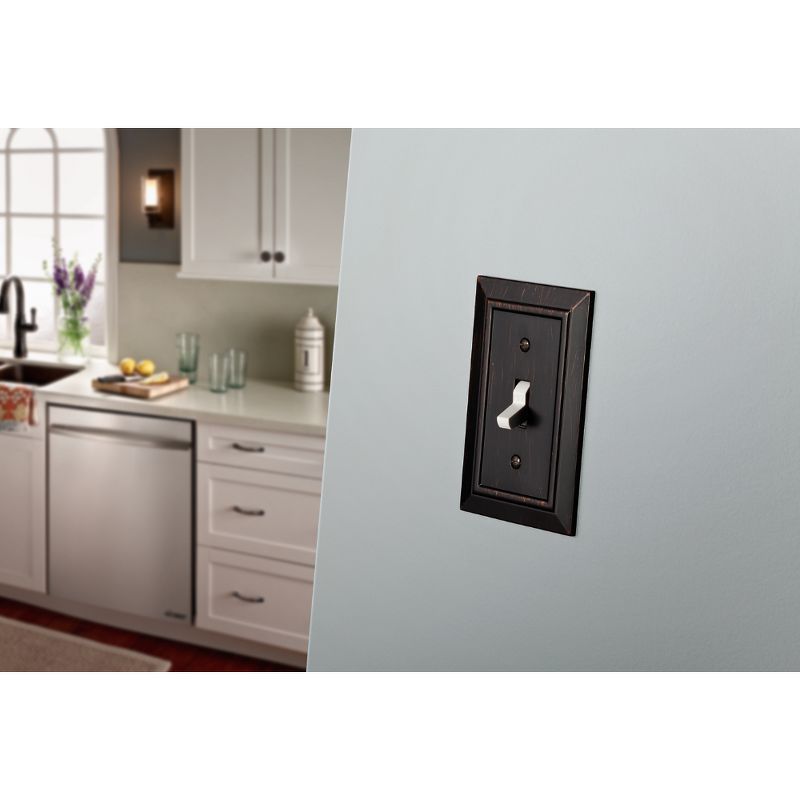 Franklin Brass Classic Architecture Triple Decorator Wall Plate Venetian Bronze