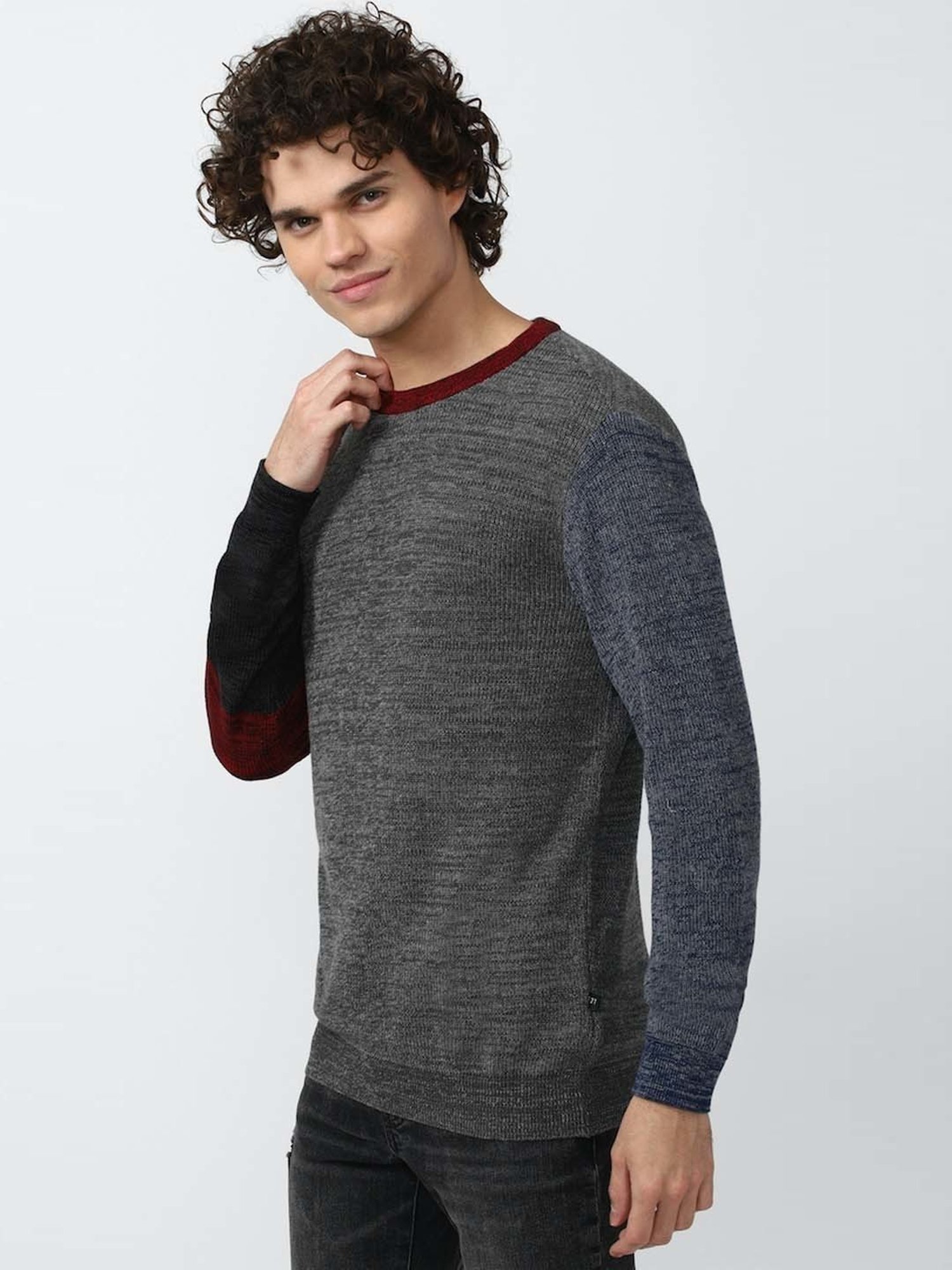 Forever 21 Multi Cotton Regular Fit Sweaters