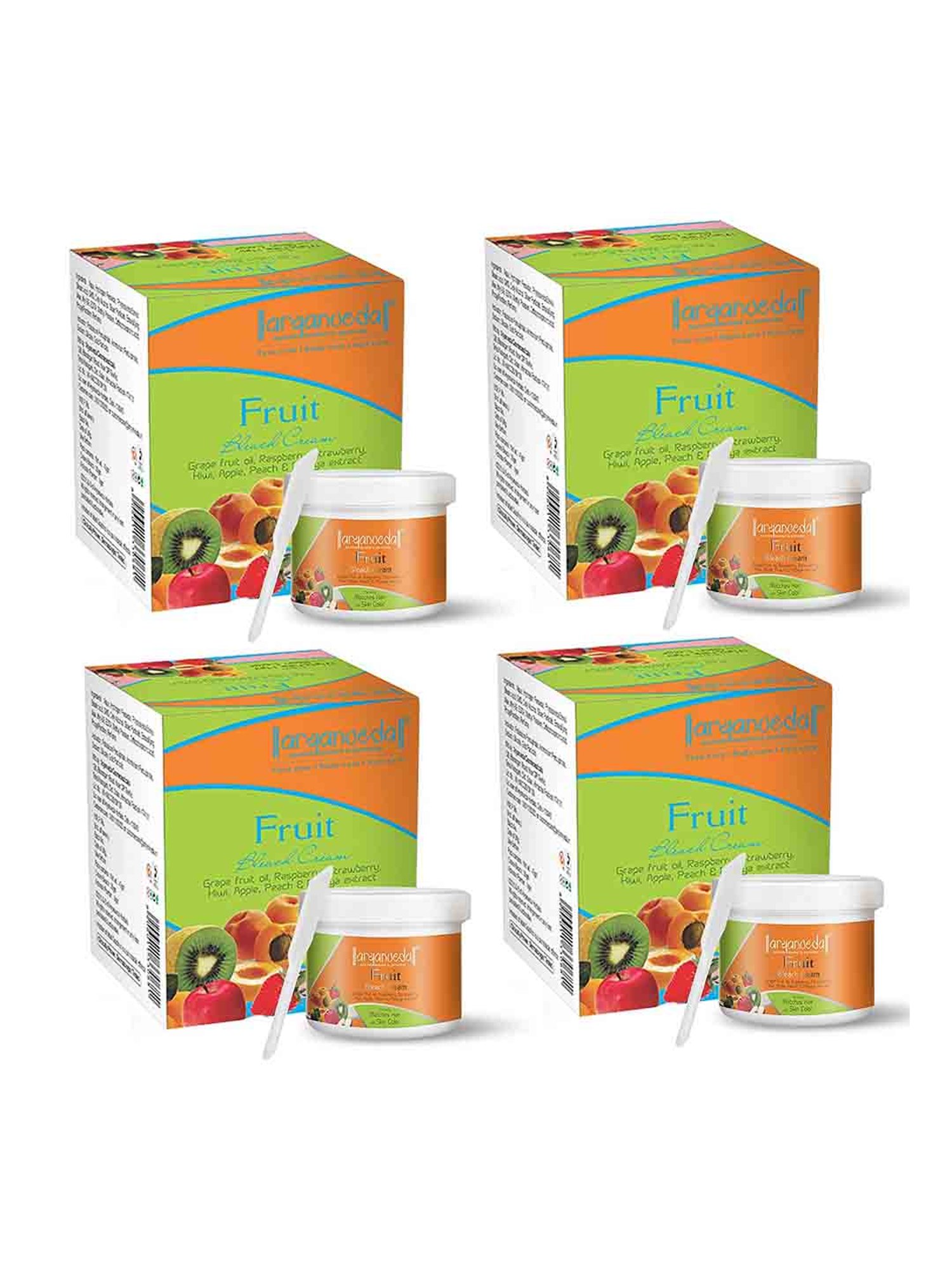 Aryanveda Fruit Bleach Cream (Pack of 4)