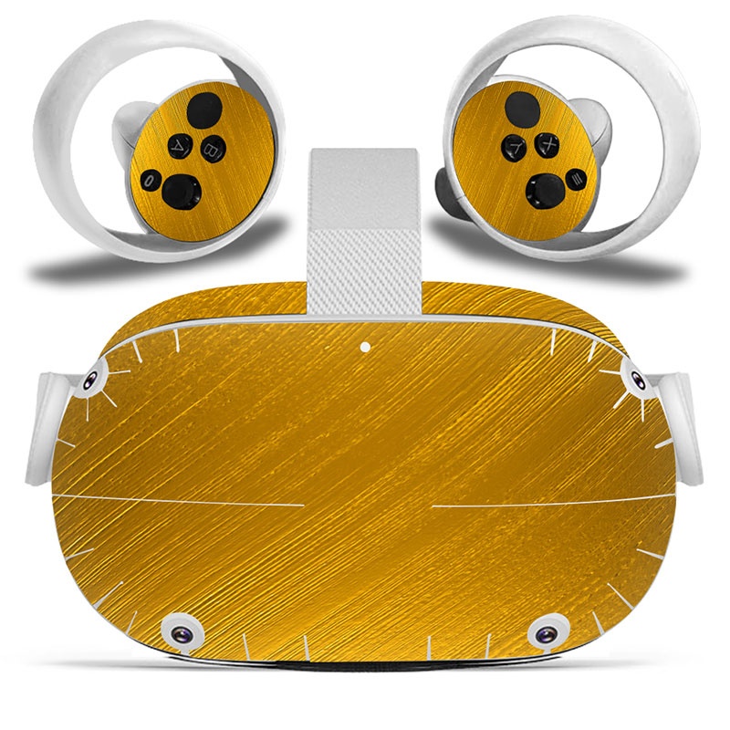 Amify Vinyl Skin Sticker for Oculus Quest 2 VR Headset Controller PVC Decals Cute Cartoon Wrap Cover for Oculus Quest 2 Accessories