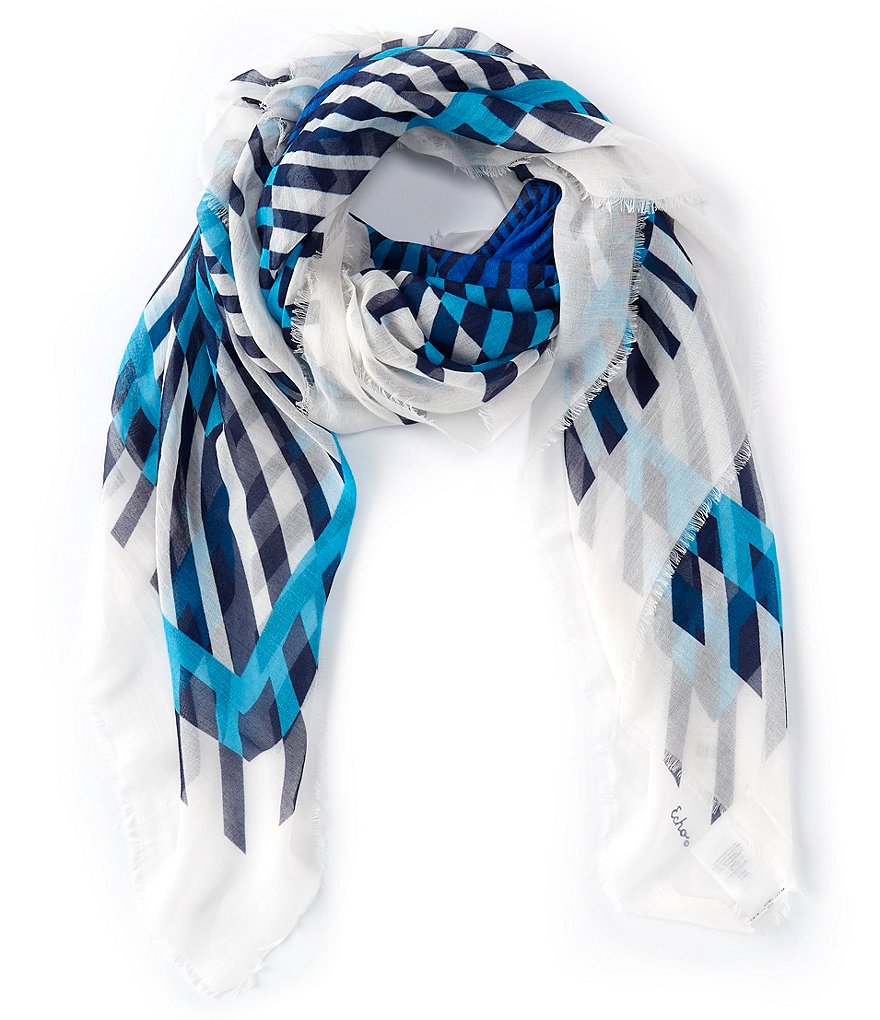 Echo Into the Vortex Square Scarf